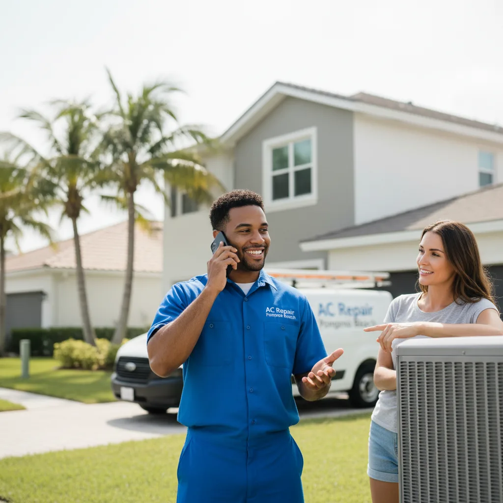 AC Repair Pompano Beach customer support in Laguna